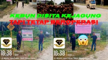 PT. Eluan Mahkota Diduga Masih Beroperasi Meski Sudah Disegel Kejagung – Publik Bertanya, Ada Apa?