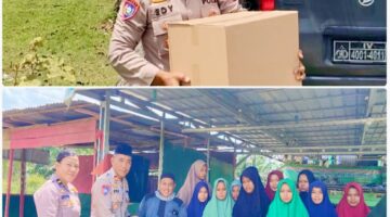Polres Pelalawan Salurkan Bantuan Sembako ke Pondok Tahfiz Al-Qur’an An-Nur