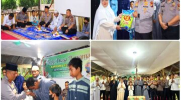 Kapolres Pelalawan Buka Puasa Bersama Anak Yatim, Wujud Kepedulian dan Kebersamaan