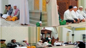 Wakil Bupati Pelalawan H. Husni Tamrin, SH Gencarkan Program Bersih-Bersih Masjid
