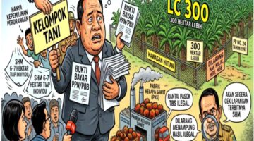 Diduga Kuasai Sawit di Kawasan Hutan, Nama PT.Guna Dodos Terseret dalam Skandal Lahan LC 300 di Pelalawan