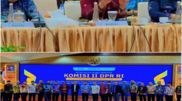 Bupati Pelalawan Hadiri Kunker Komisi II DPR RI 