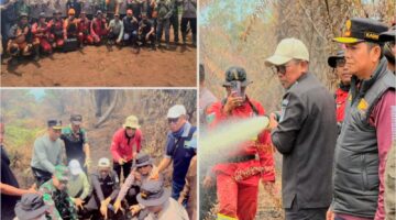 Bersama patroli terpadu, Bupati Zukri Tinjau Titik Karhutla di Desa Gambut Mutiara