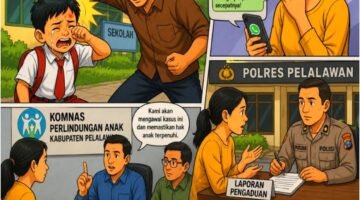 Diduga Dianiaya di Lingkungan Sekolah, Orang Tua Lapor Polisi dan Minta Pendampingan Komnas PA Pelalawan