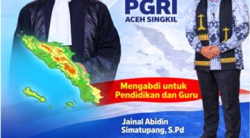 Prof.Sutan Nasomal Nilai Zainal Abidin Simatupang Layak Pimpin PGRI Aceh Singkil Periode 2026–2030
