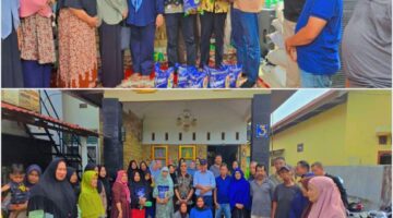 Senator Abdul Hamid Bersama Bulog Salurkan 49,52 Ton Beras dan 9.904 Liter Minyak Goreng untuk Warga Kurang Mampu di Binawidya