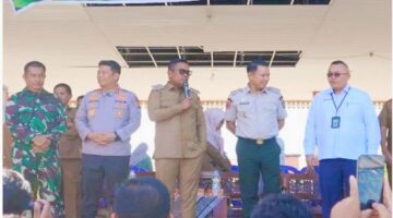 Bupati dan Wakil Bupati Pelalawan Hadiri Gerakan Pangan Murah, Wujud Nyata Stabilkan Harga dan Jaga Daya Beli Masyarakat
