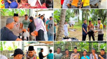 Aipda Marmin,S.H. Turun Langsung Jadi Panitia Kurban, Wujud Nyata Polri Presisi di Tengah Masyarakat